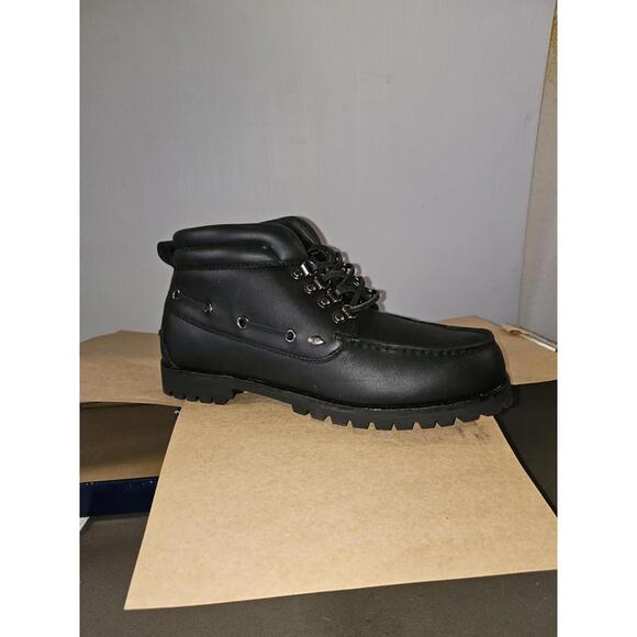 British Knights BK BLACK MOC High TopsCHUKKA BOOTS Size 8 Shoes New #00p